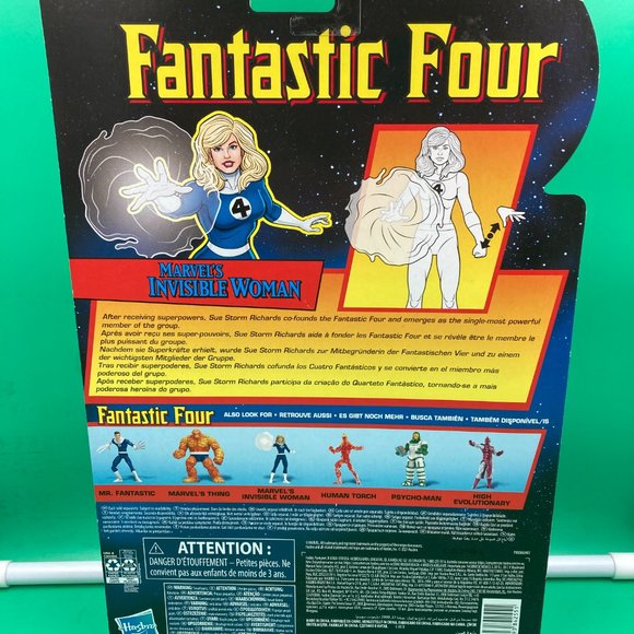 Hasbro Marvel Legends Fantastic Four Invisible Woman 6" Action Figure - Picture 3 of 3